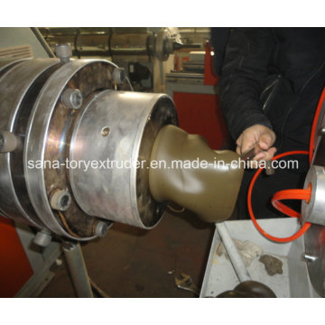 Maquinaria plástica da extrusora da tubulação do PVC 110-315mm